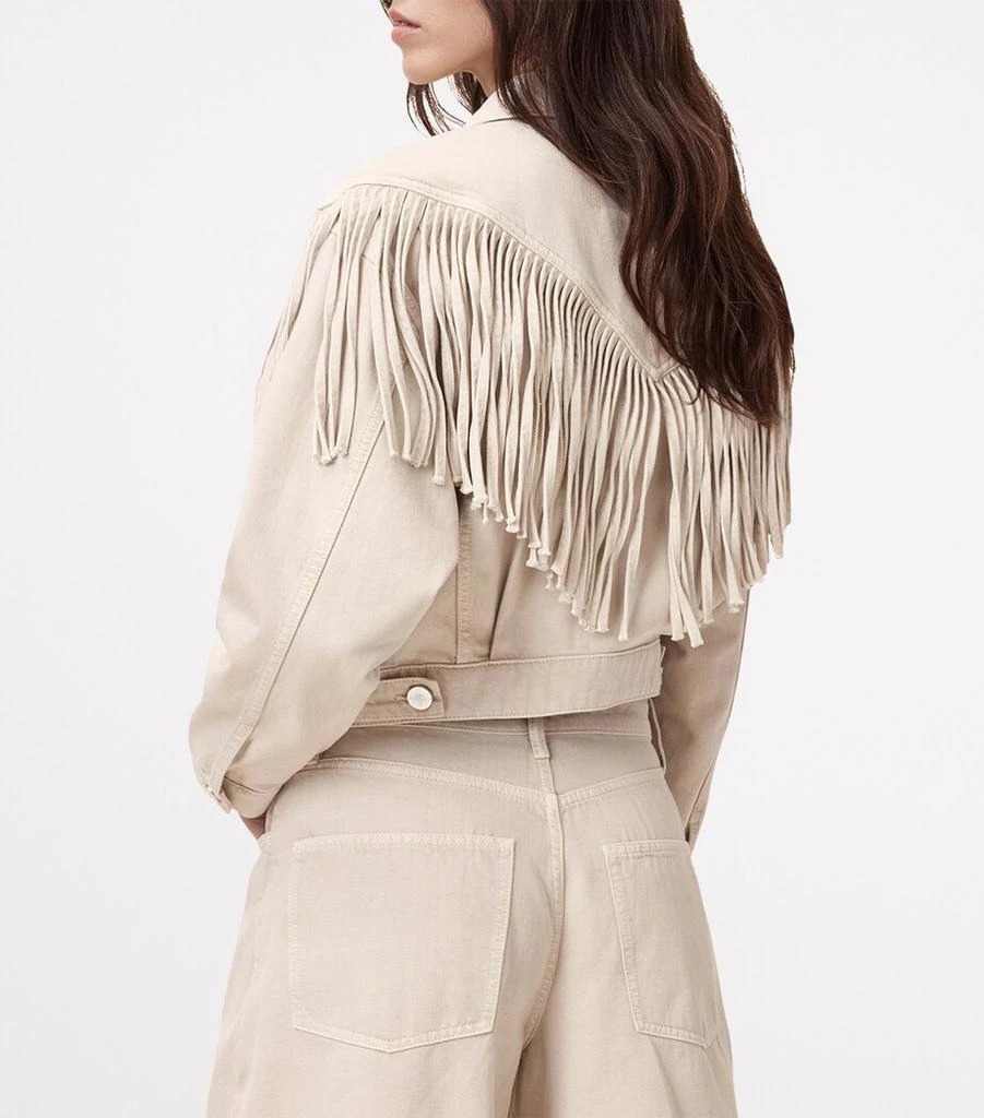 ALL SAINTS Cotton Fringe Marlene Jacket 5