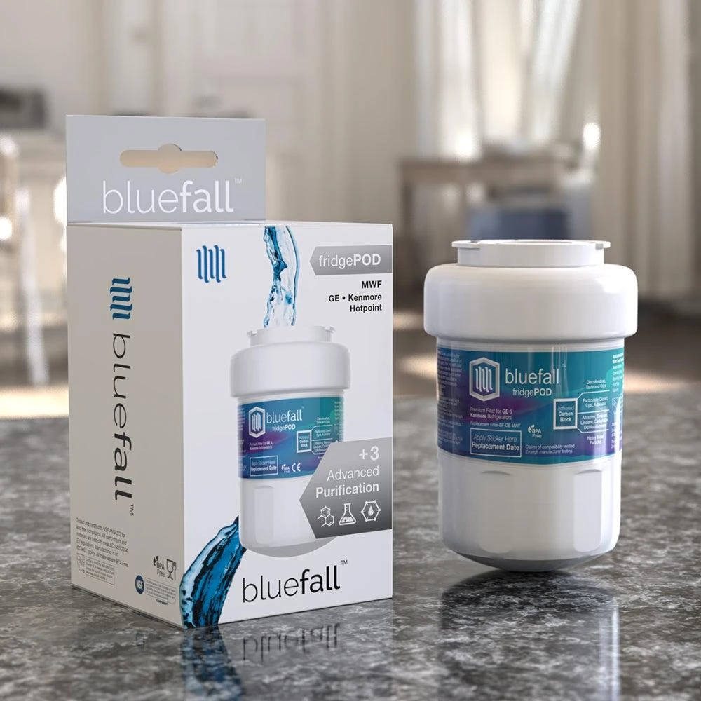 Drinkpod GE MWF Refrigerator Water Filter Compatible by BlueFall 2