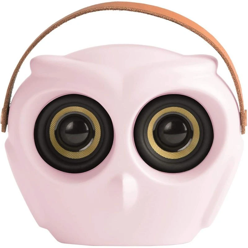 Kreafunk Aowl bluetooth speaker in light pink 2