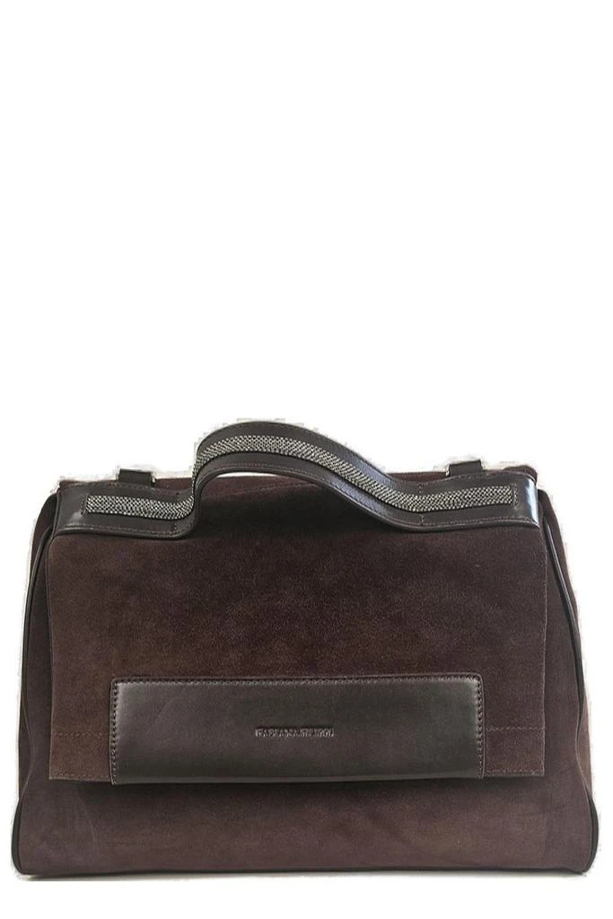 Fabiana Filippi Fabiana Filippi Logo Embossed Top Handle Bag 1