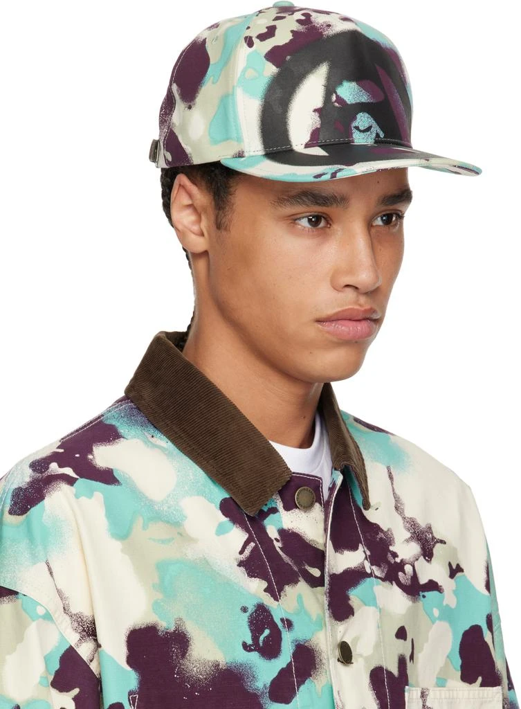 Bape Blue & Purple Map Camo Cap 2