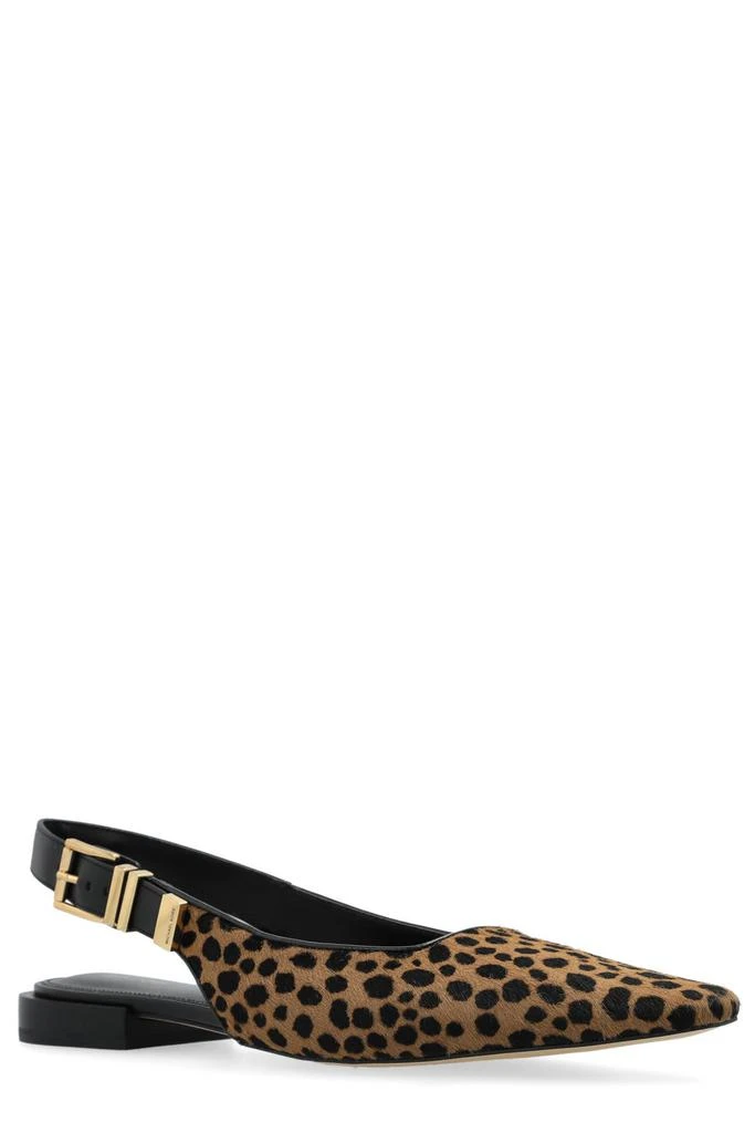 Michael Kors Michael Michael Kors Darrington Leopard Printed Slingback Flat Shoes 2
