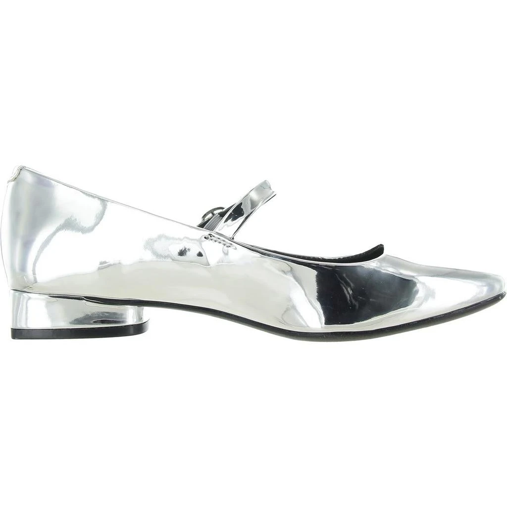 Anne Klein Calgary Womens Faux Leather Buckle Mary Janes 2