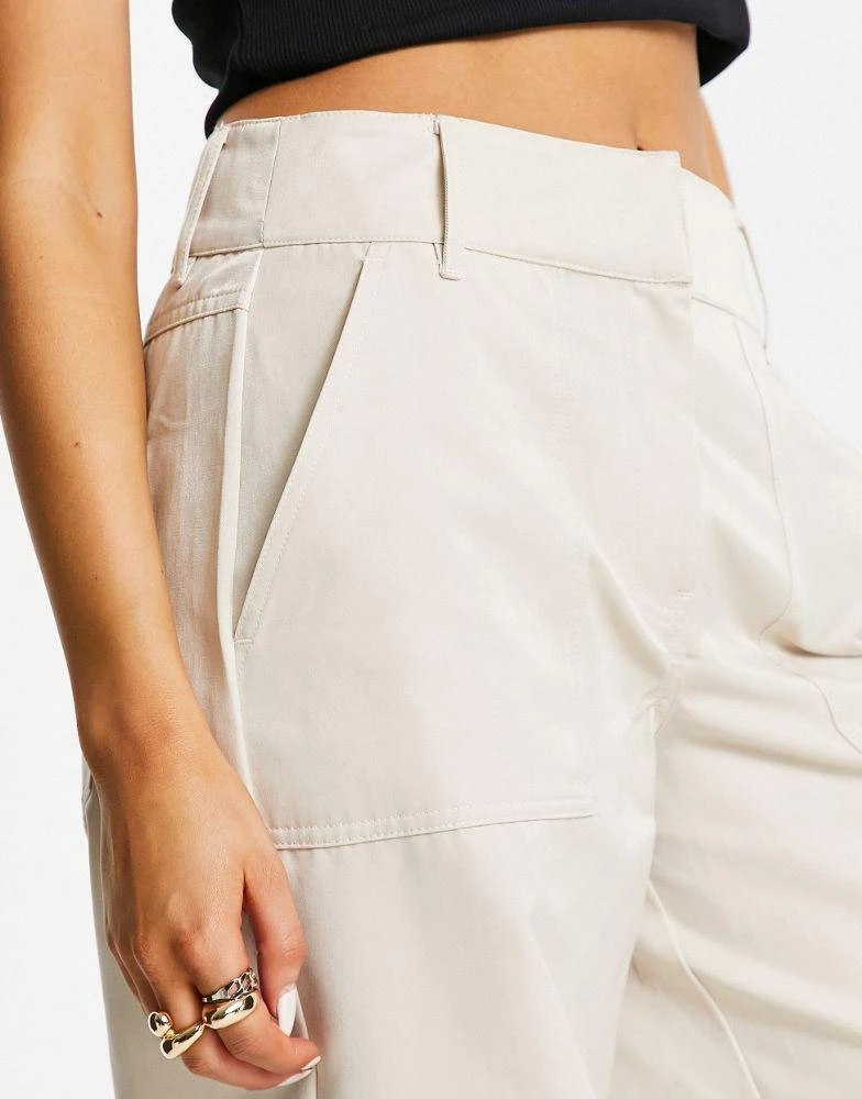 Something New Something New X Naomi Anwer cargo trousers in cream 3