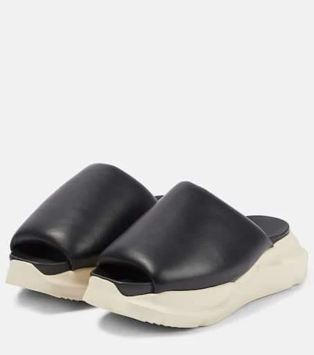 Rick Owens Leather slides 5