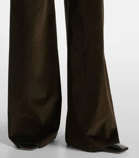 Max Mara Tritone cotton corduroy flared pants 5
