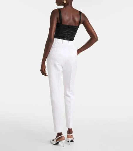 Dolce 
Gabbana Cotton-blend brocade slim pants 3