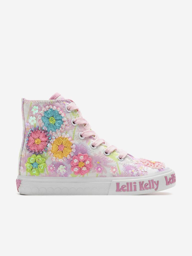 Lelli Kelly Girls Eloise Mid Baseball Boots in White