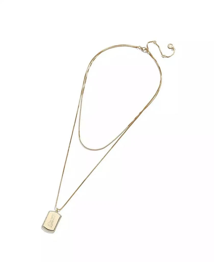 WEAR by Erin Andrews x Baublebar Texas Rangers Dog Tag Necklace 2