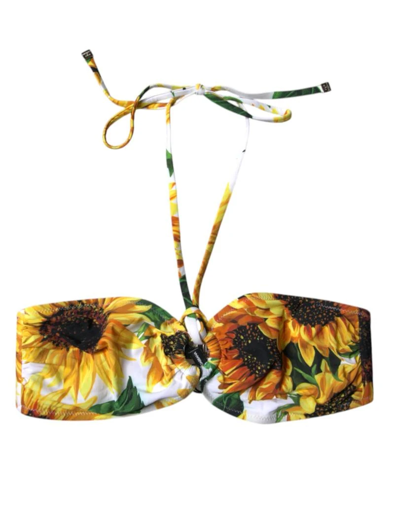 Dolce 
Gabbana Floral Halter Beachwear Bikini Top Women
s Swimwear
