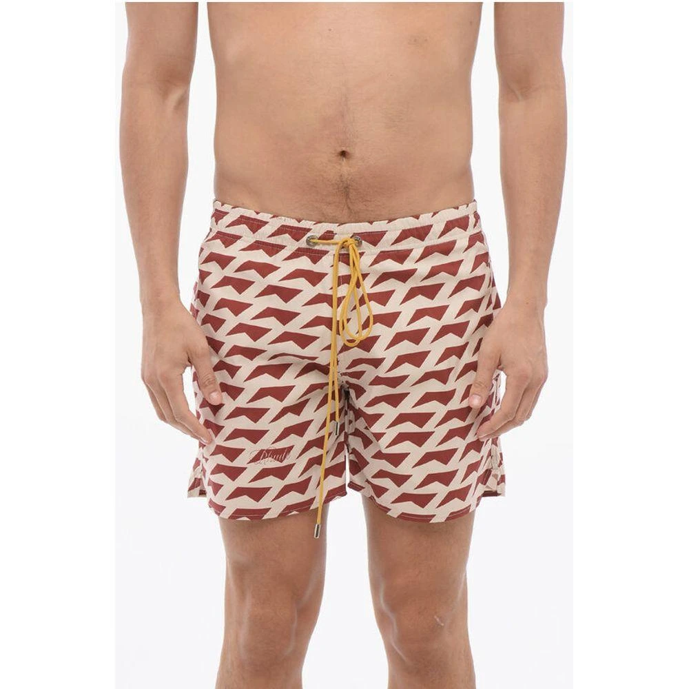 Rhude Geometrical Motif DOLCE VITA Swim Men's Shorts 1
