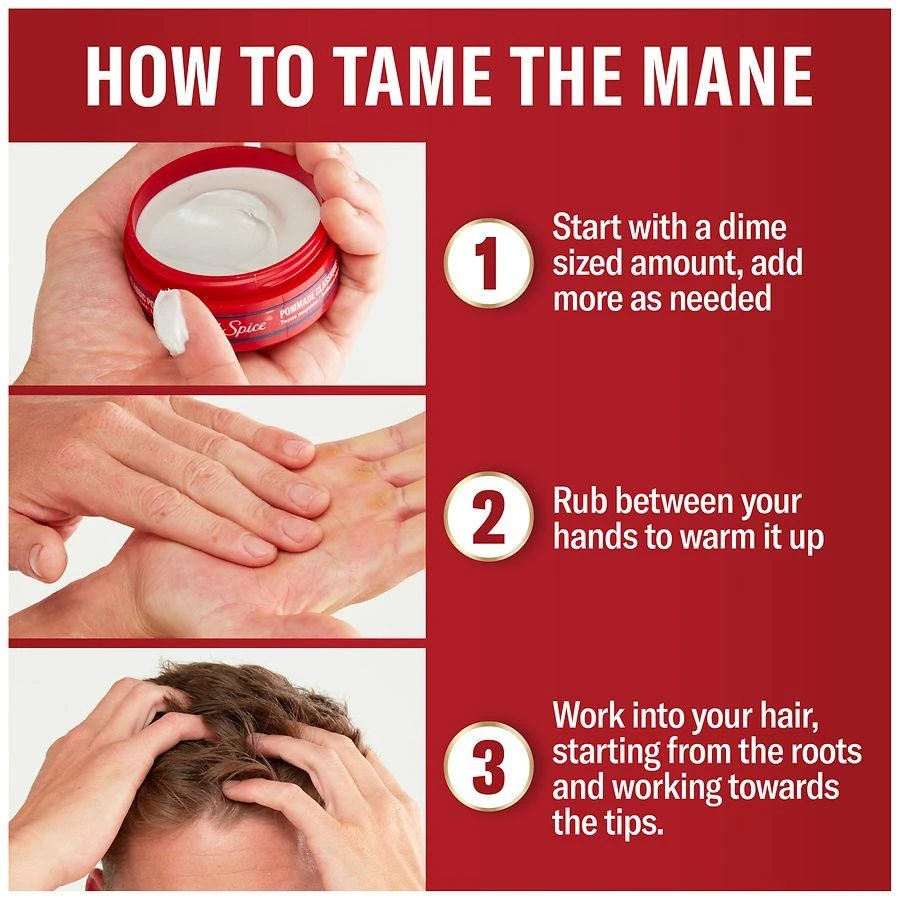Old Spice Classic Pomade for Men, Medium Hold with Low Shine Coconut & Tropical Wood 5