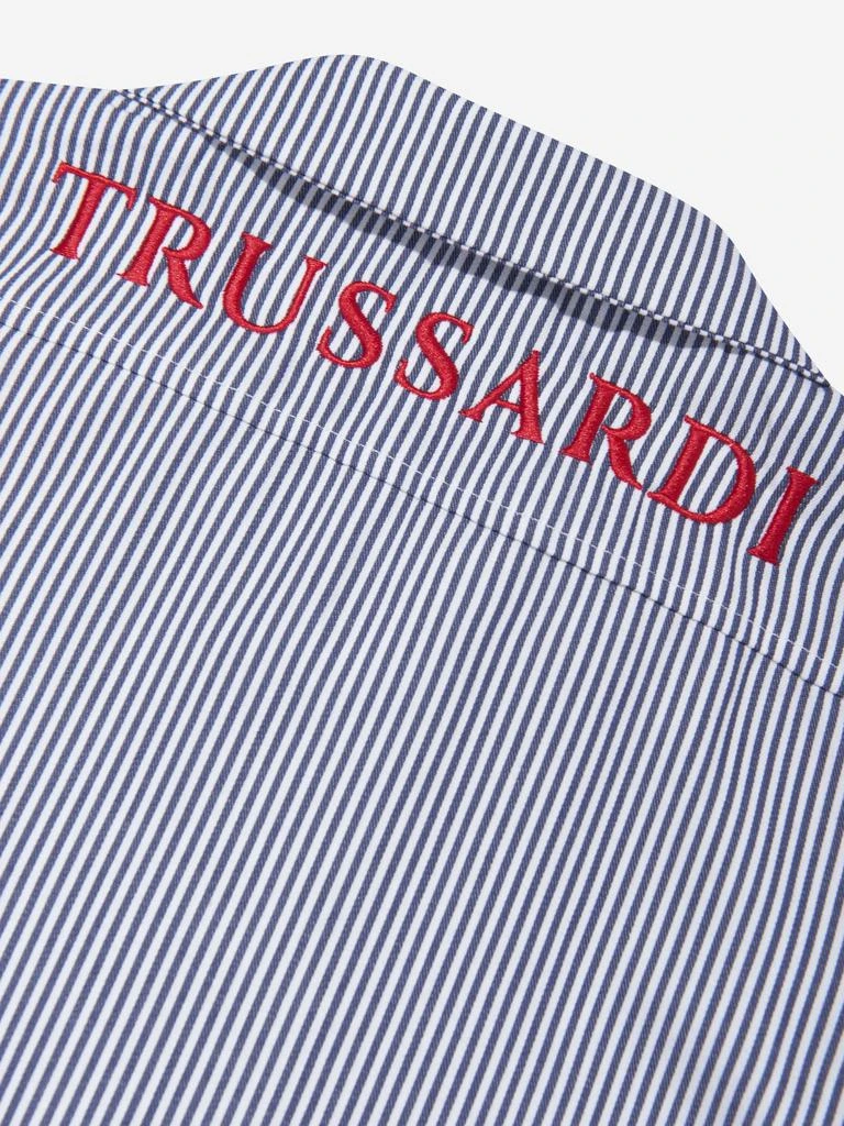 TRUSSARDI Trussardi Boys Copren Short Sleeve Shirt in Navy 4