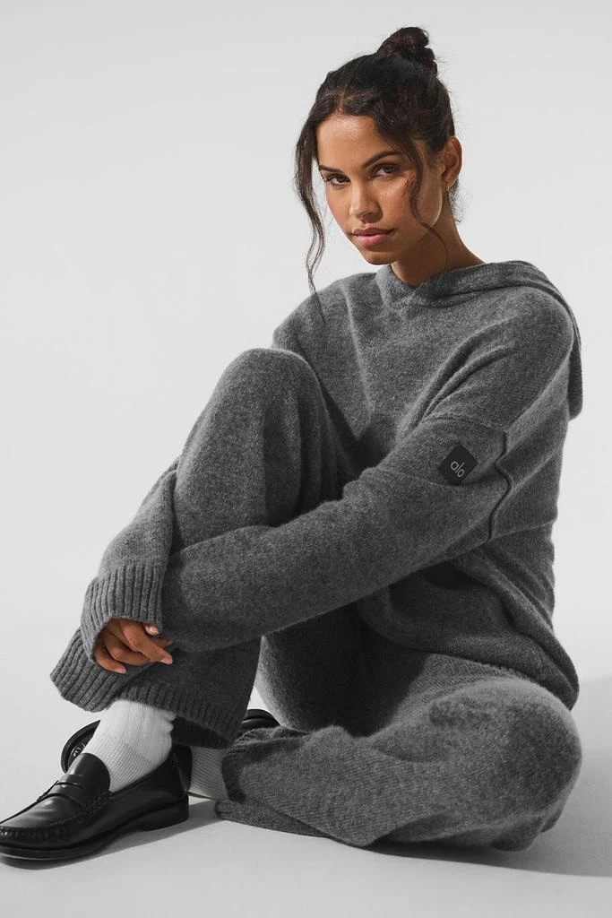 Alo New Class Cashmere Sweatpant - Platinum Grey 5
