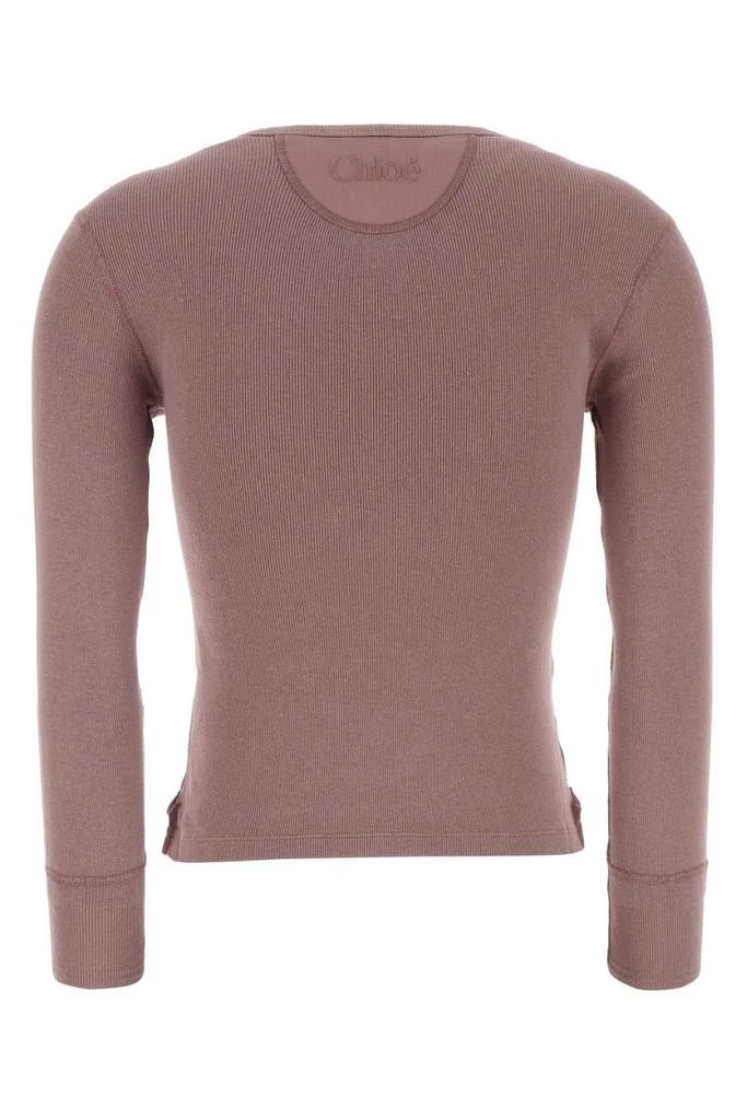 Chloé Chloé Fitted Henley Knitted Shirt 2