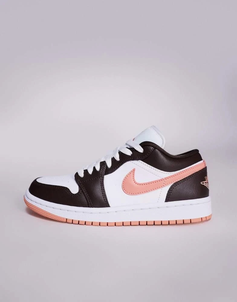 Jordan Nike Air Jordan 1 Low trainers in brown and pink 2