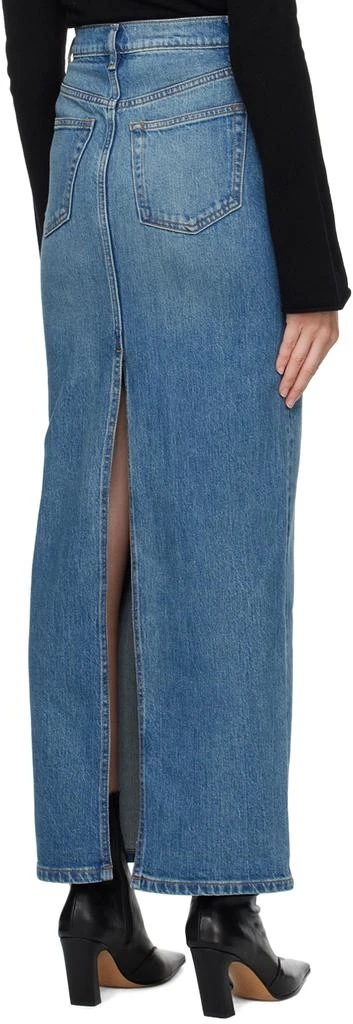 Reformation Blue Daria Denim Maxi Skirt 3