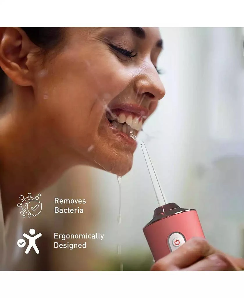 PURSONIC Him s and Her s – USB Rechargeable Water Flossers (Black 
Pink) 3