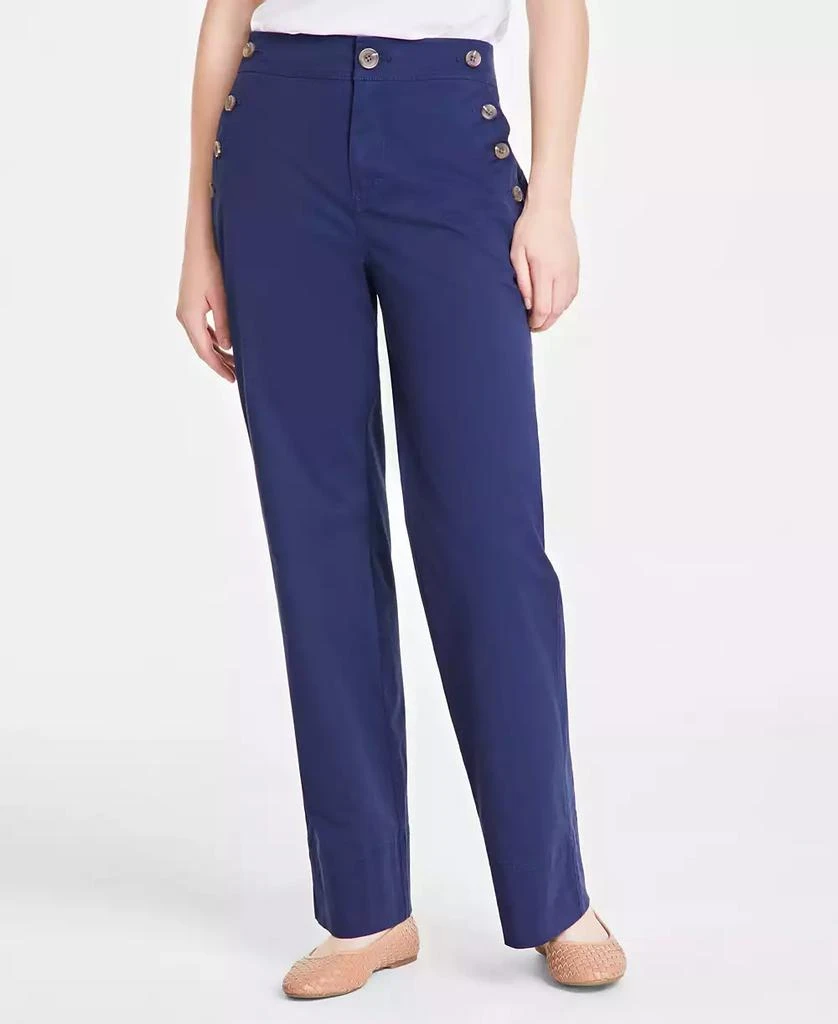 On 34th Women's Solid High-Rise Wide-Leg Sailor Pants, Exclusively at Macy's 3