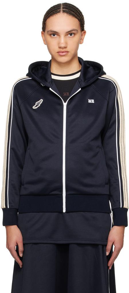 WALES BONNER Navy Mantra Hoodie - Hoodies - Compare Prices