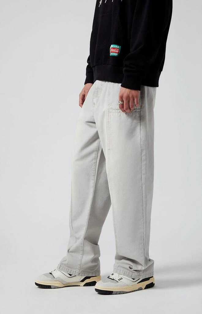 PacSun Gray Baggy Paneled Baggy Pants 3