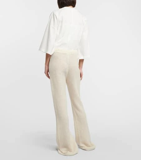 The Row Gregori cashmere flared pants 3