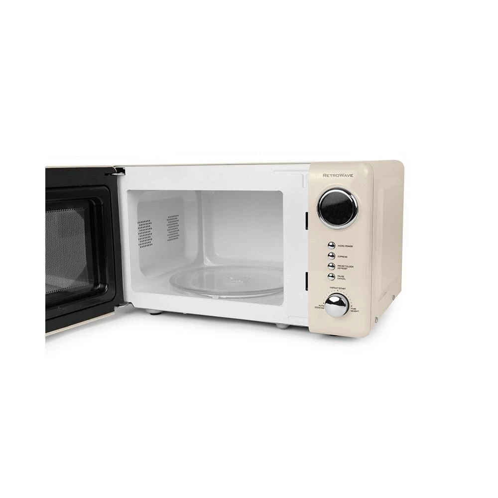 Nostalgia Retro 0.7 Cubic Foot 700 Watt Countertop Microwave Oven 3