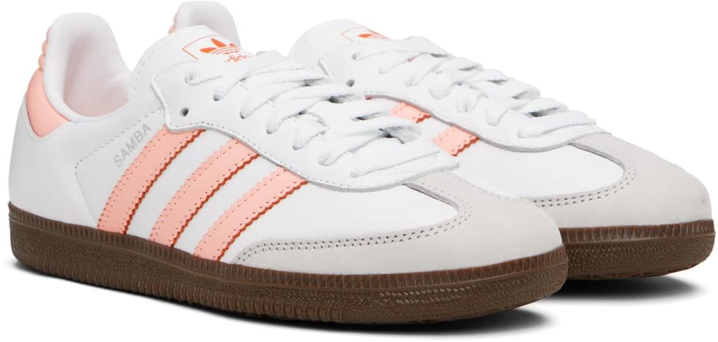 Adidas White Samba OG Sneakers 4