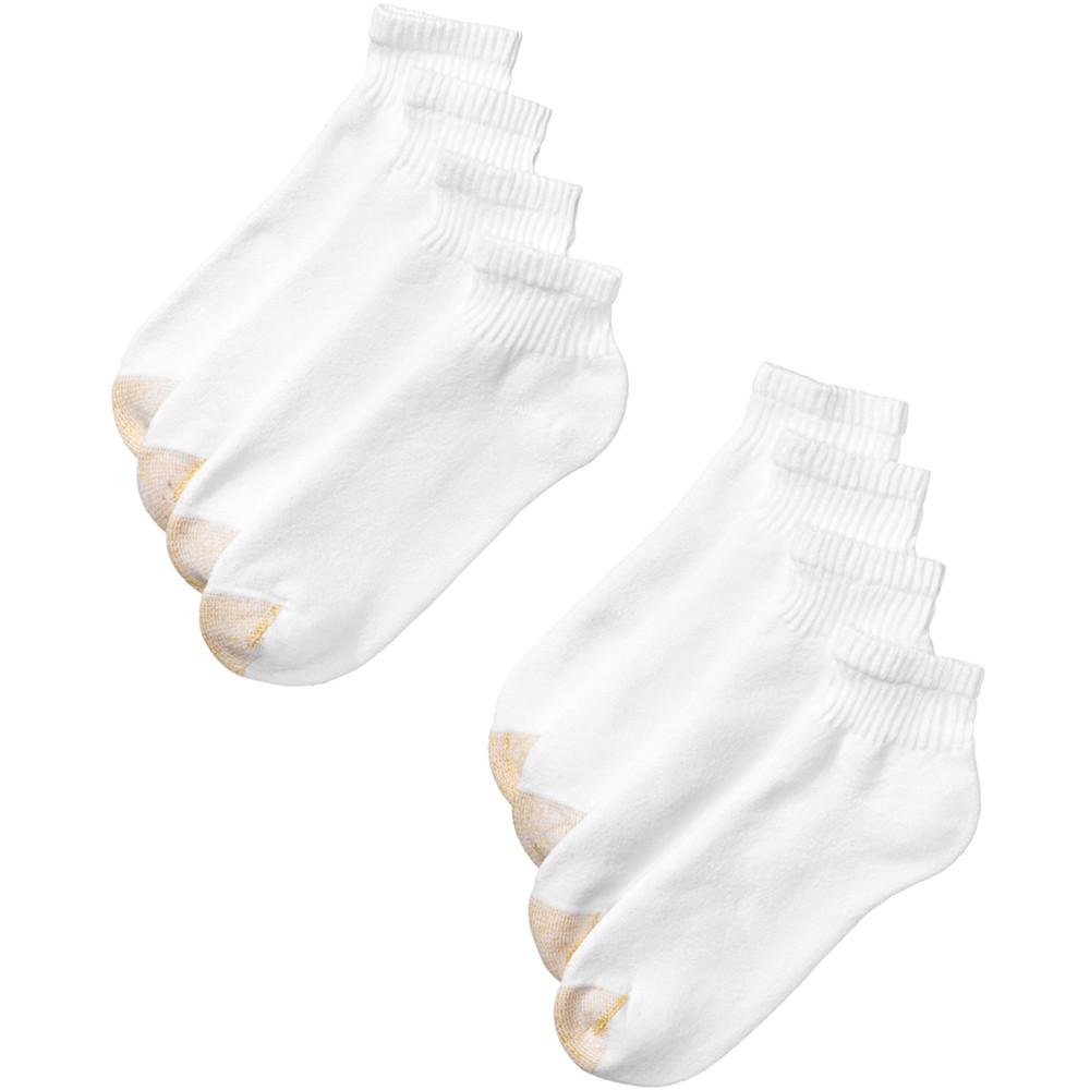 Gold Toe Men's 8-Pack Athletic Quarter Socks