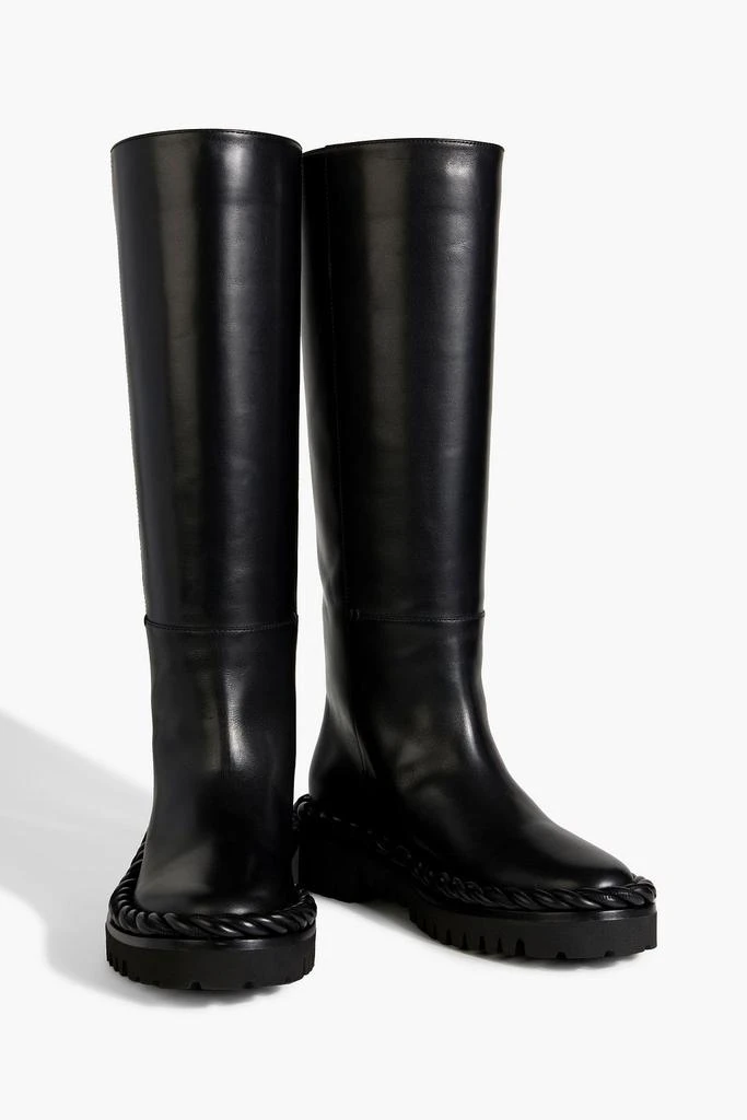 Valentino Twisted leather knee boots 2
