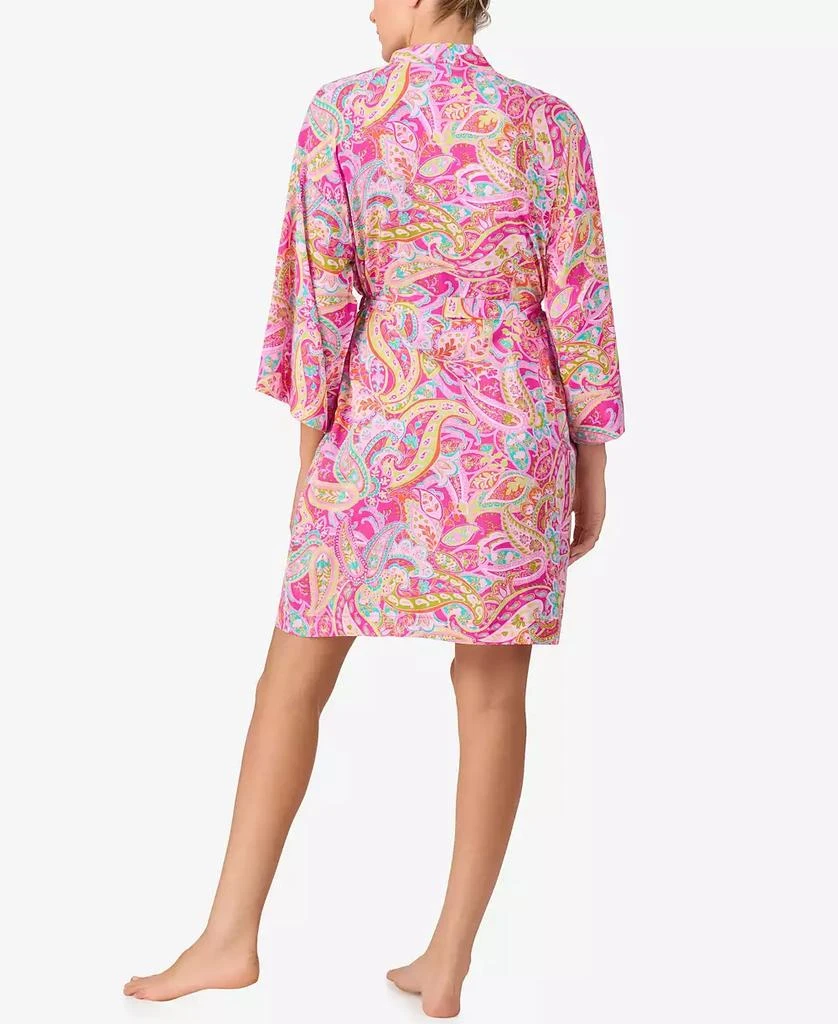 Sanctuary Women
s Wrap Around Long-Sleeve Short Robe 3