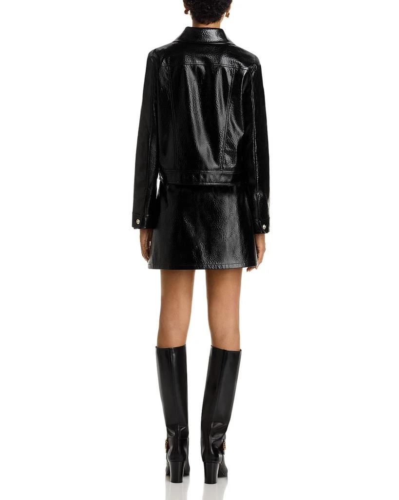 Cinq à Sept Diane Faux Leather Skirt 6