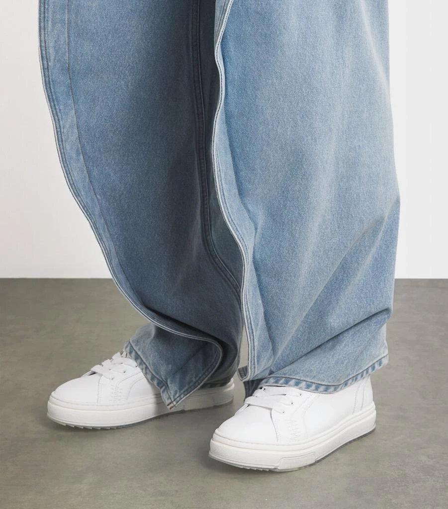 Represent Tumbled Leather HTN Sneakers 2