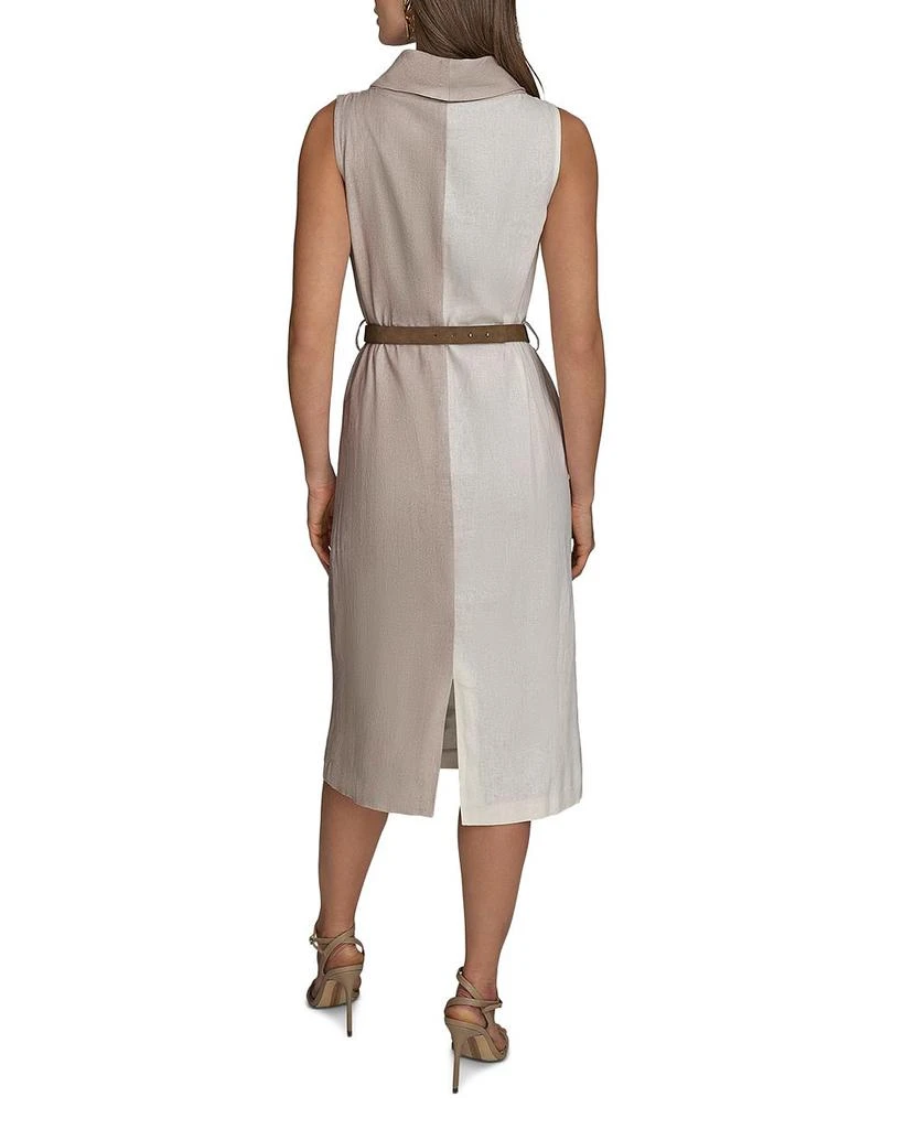 Donna Karan Belted Midi Dress 7