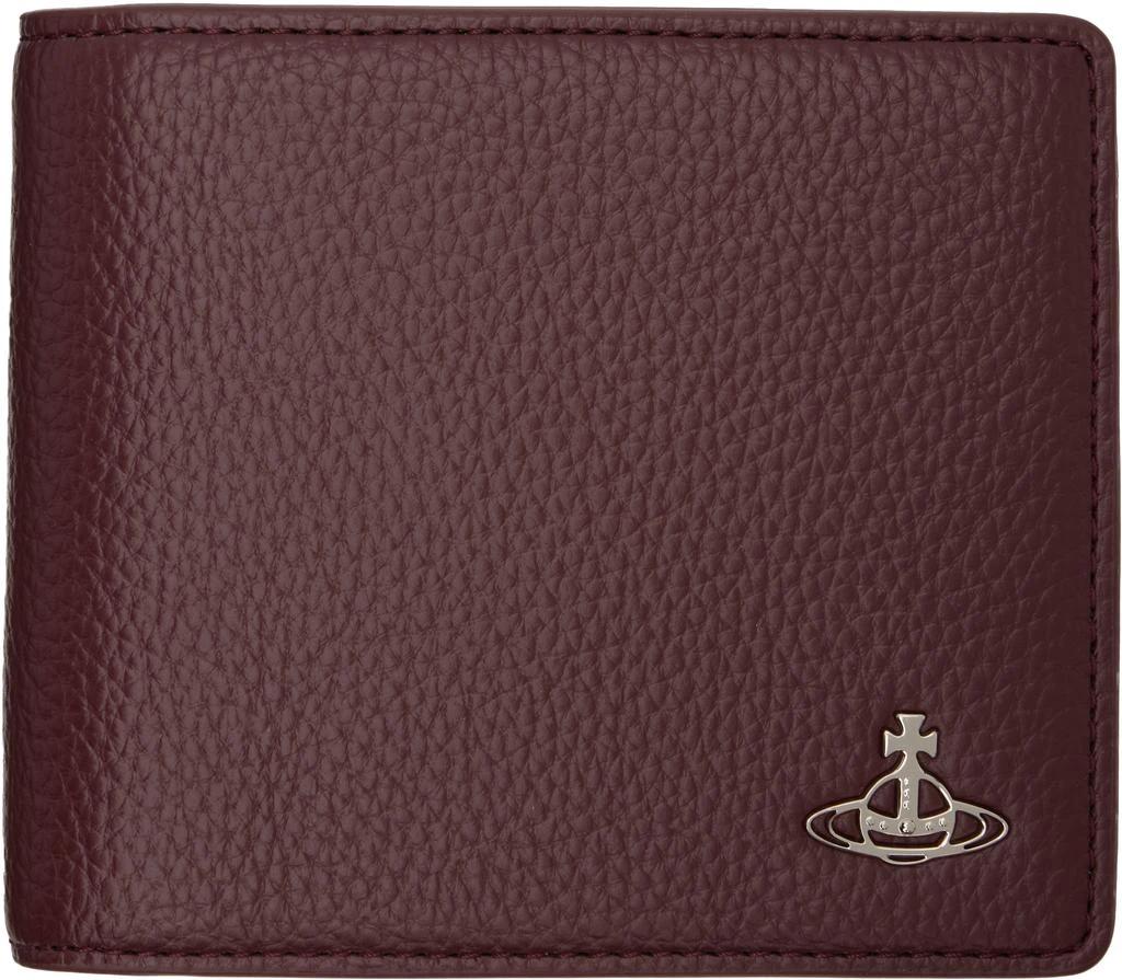 Vivienne Westwood Burgundy Billfold Wallet 1