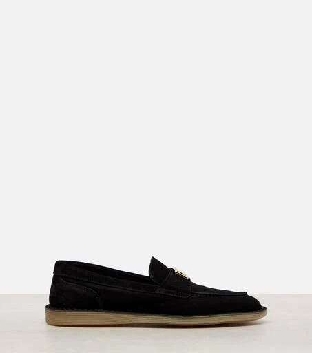 Dolce 
Gabbana DG suede loafers 4