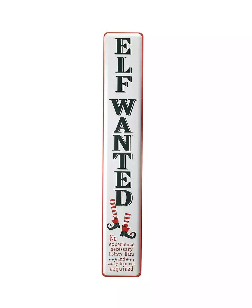 National Tree Company 47" Elf Wanted Wall Sign 1