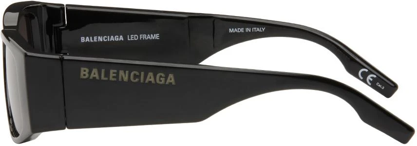 Balenciaga Black LED Frame Sunglasses 3