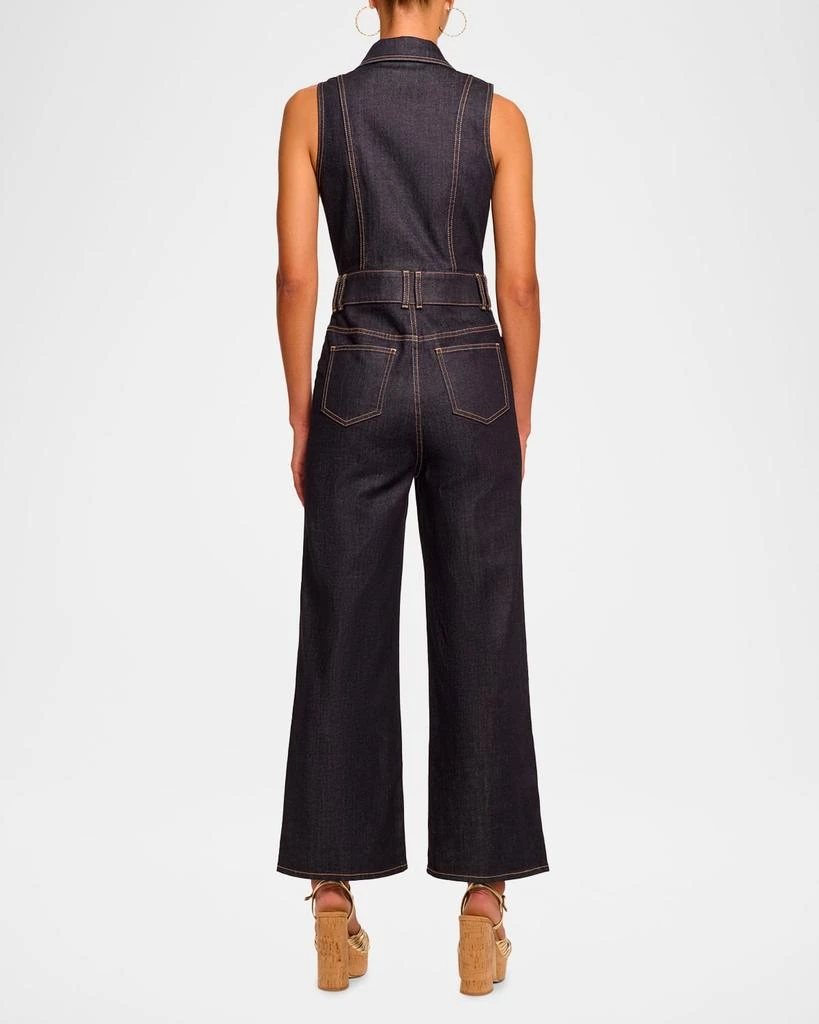 Ramy Brook Stephanie Denim Wide-Leg Jumpsuit 2