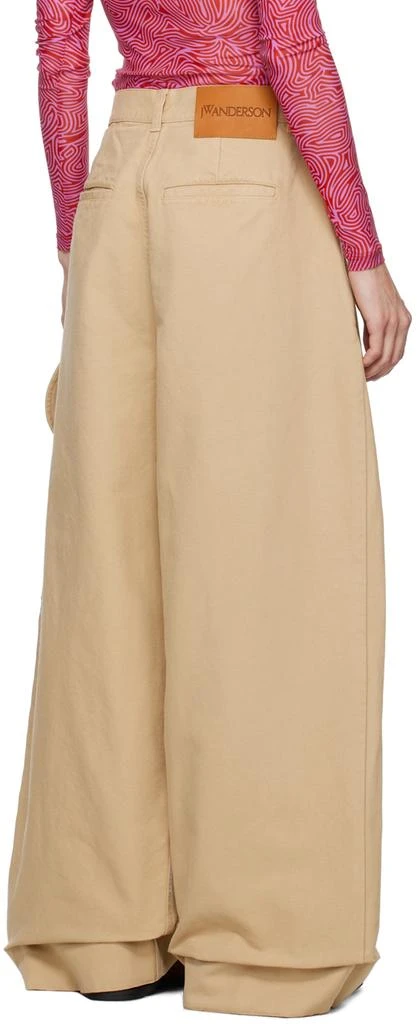 JW Anderson Beige Cargo Trousers 3
