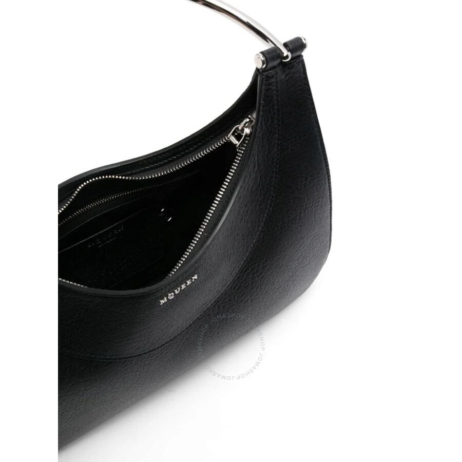Alexander McQueen Black/Silver Ladies T-bar Bag 2