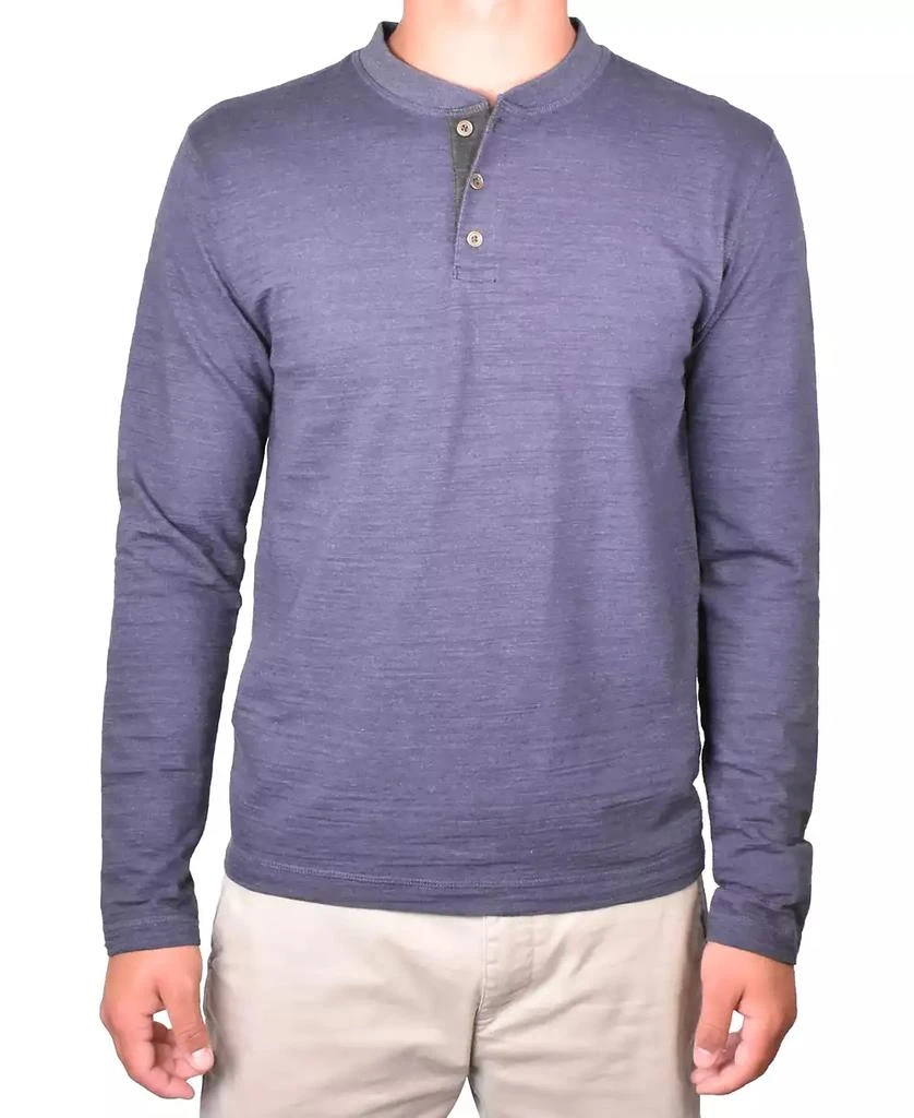 Vintage 1946 Vintage 1943 Men's Burn Out Slub Henley Shirt 1