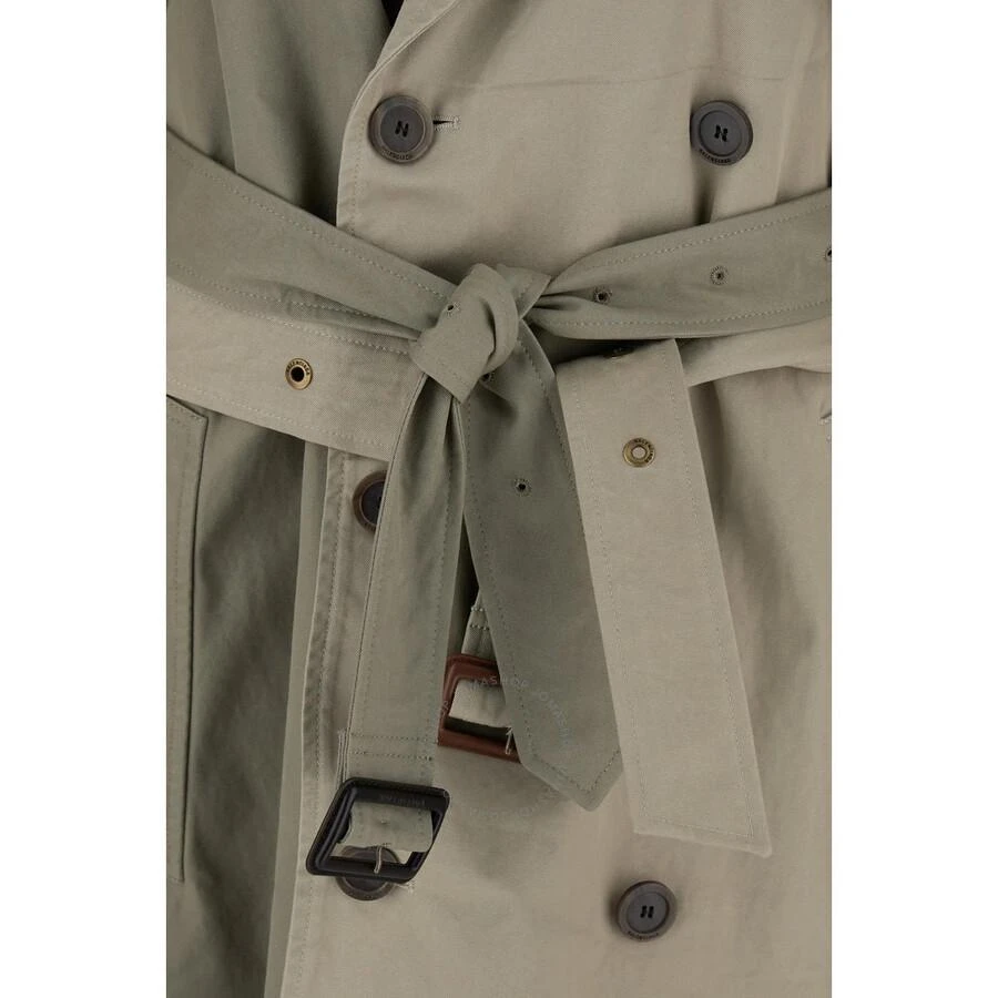 Balenciaga Ladies Beige Double Sleeve Trench Coat 3