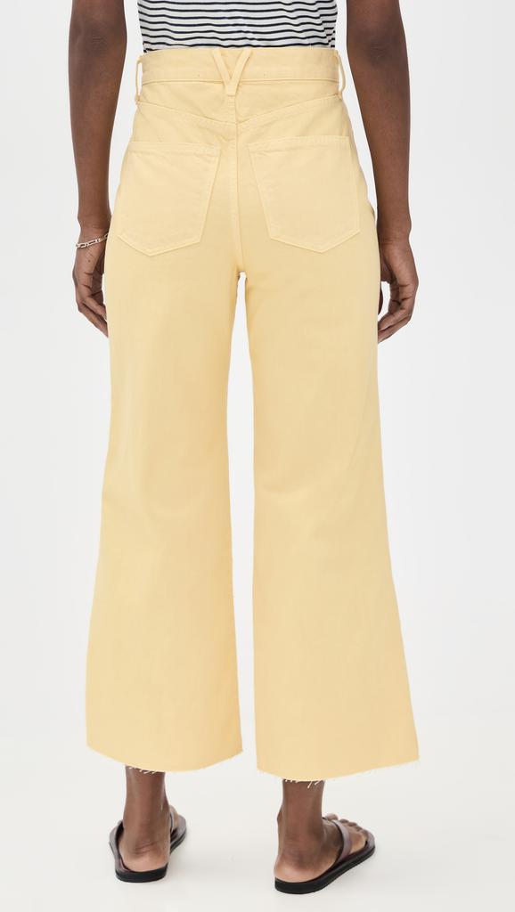 VERONICA BEARD Taylor Cropped High Rise Wide Jeans