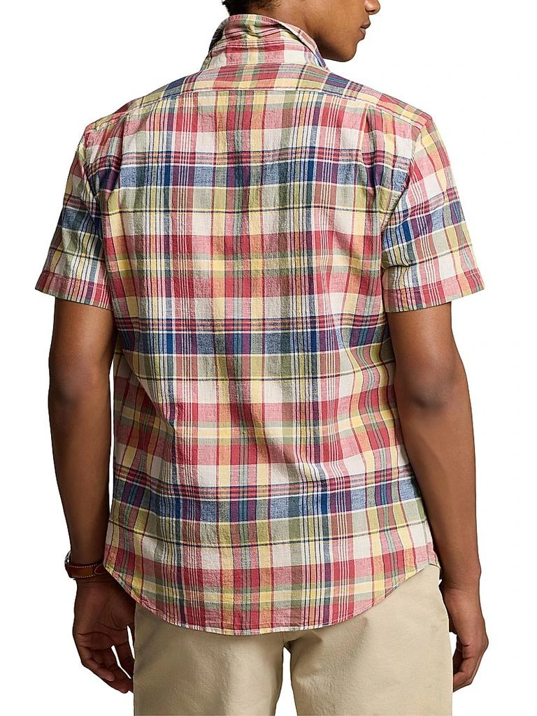 Ralph Lauren Madras Plaid Cotton Shirt 4