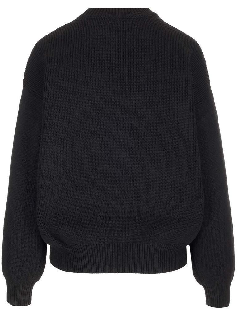 Alexander Wang Alexander Wang Logo Detailed Knit Sweater