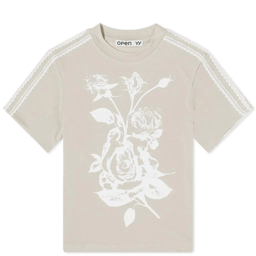 OPEN YY OPEN YY Rose Baby T-Shirt 1