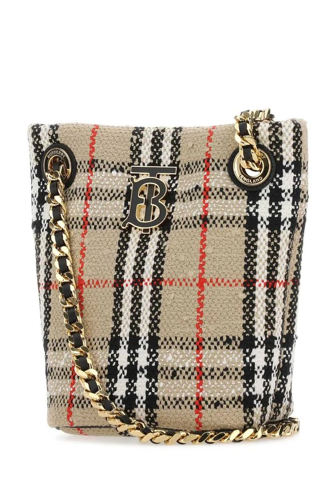 Burberry Burberry Mini Lola Checked Bucket Bag 3