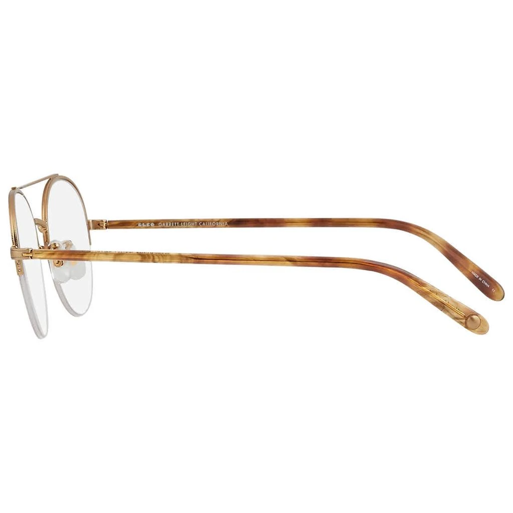 GARRETT LEIGHT MANCHESTER Demo Round Eyeglasses 3037 BG-FET 48 3