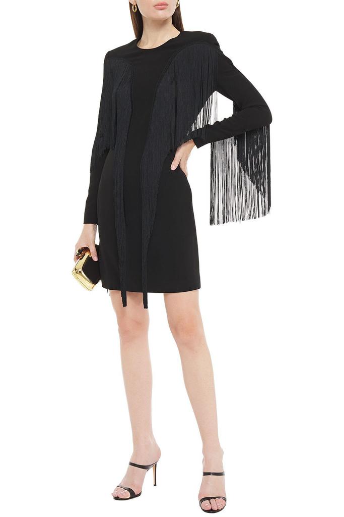 Stella McCartney Fringed crepe mini dress